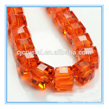 Cube glass beads crystal beads 6mm